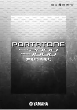 Yamaha PortaTone PSR-1000 Owner'S Manual preview