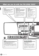 Preview for 14 page of Yamaha PortaTone PSR-1000 Owner'S Manual