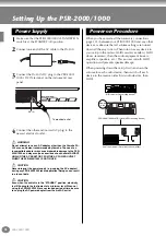 Preview for 16 page of Yamaha PortaTone PSR-1000 Owner'S Manual