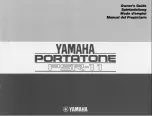 Yamaha Portatone PSR-11G Owner'S Manual preview