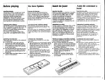 Preview for 3 page of Yamaha Portatone PSR-11G Owner'S Manual