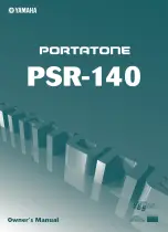 Yamaha PORTATONE PSR-140 Owner'S Manual предпросмотр