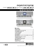 Yamaha Portatone PSR-1500 Service Manual preview