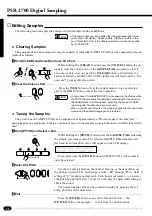 Preview for 70 page of Yamaha PortaTone PSR-1700 Owner'S Manual