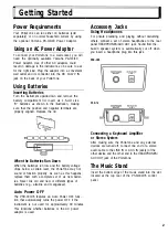 Preview for 3 page of Yamaha PortaTone PSR-180 Owner'S Manual