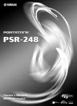 Yamaha Portatone PSR-248 Owner'S Manual предпросмотр