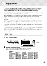 Предварительный просмотр 23 страницы Yamaha Portatone PSR-282 Owner'S Manual