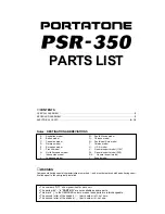 Preview for 24 page of Yamaha PortaTone PSR-350 Service Manual