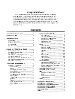 Preview for 2 page of Yamaha PortaTone PSR-400 Owner'S Manual