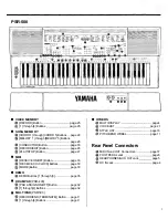 Preview for 5 page of Yamaha PortaTone PSR-400 Owner'S Manual