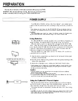 Preview for 6 page of Yamaha PortaTone PSR-400 Owner'S Manual