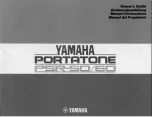 Yamaha PortaTone PSR-50 Owner'S Manual preview