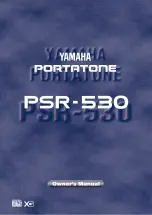 Предварительный просмотр 1 страницы Yamaha Portatone PSR-530 Owner'S Manual