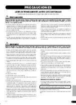 Предварительный просмотр 4 страницы Yamaha Portatone PSR-540 (Spanish) Manual De Instrucciones