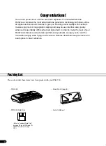 Preview for 4 page of Yamaha PortaTone PSR-550 Owner'S Manual