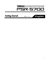 Preview for 4 page of Yamaha Portatone PSR-5700 Authorized Product Manual