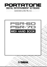 Yamaha PortaTone PSR-60 (Japanese) Midi Handbook preview