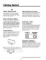 Preview for 4 page of Yamaha PortaTone PSR-75 Product Manual