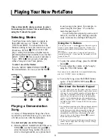 Preview for 5 page of Yamaha PortaTone PSR-75 Product Manual