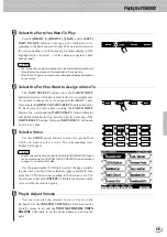 Предварительный просмотр 25 страницы Yamaha PortaTone PSR-8000 Owner'S Manual