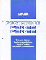 Yamaha PortaTone PSR-83 Manual De Instrucciones preview