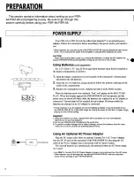 Предварительный просмотр 7 страницы Yamaha PortaTone PSR-84 Owner'S Manual