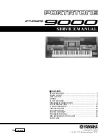 Yamaha Portatone PSR-9000 Service Manual preview