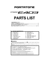 Предварительный просмотр 36 страницы Yamaha PORTATONE PSR E403 Service Manual