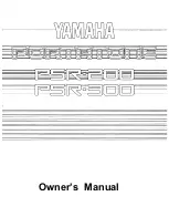 Предварительный просмотр 1 страницы Yamaha PortaTone Owner'S Manual