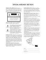 Предварительный просмотр 3 страницы Yamaha PRO/Mark IV Advanced Operating Manual