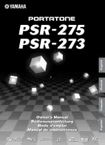 Yamaha PSR-273 Manual De Instrucciones preview