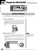 Предварительный просмотр 13 страницы Yamaha PSR-320 Owner'S Manual