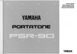 Preview for 1 page of Yamaha PSR-90 Manual