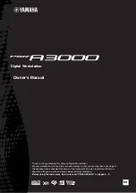 Yamaha PSR-A3000 Owner'S Manual предпросмотр