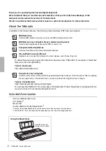 Preview for 2 page of Yamaha PSR-A350 Owner'S Manual