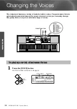 Preview for 12 page of Yamaha PSR-E323 Owner'S Manual