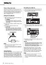 Preview for 12 page of Yamaha PSR-E353 Owner'S Manual