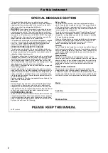 Предварительный просмотр 2 страницы Yamaha PSR E363 Owner'S Manual