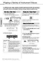 Preview for 16 page of Yamaha PSR-E363 Owner'S Manual