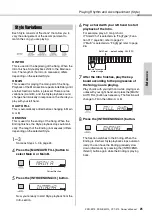 Предварительный просмотр 25 страницы Yamaha PSR-E373 Owner'S Manual