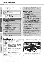 Preview for 8 page of Yamaha PSR-E463 Owner'S Manual