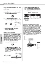 Preview for 62 page of Yamaha PSR-E463 Owner'S Manual