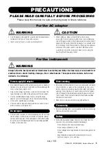 Preview for 5 page of Yamaha PSR-E473 Owner'S Manual