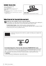 Preview for 2 page of Yamaha PSR-F50 Owner'S Manual