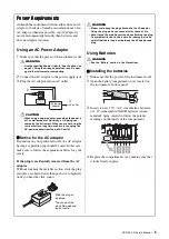 Preview for 5 page of Yamaha PSR-F50 Owner'S Manual