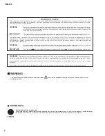 Preview for 2 page of Yamaha PSR-F50 Service Manual