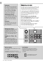 Preview for 8 page of Yamaha psr-F51 Owner'S Manual