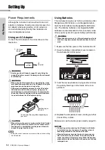 Preview for 12 page of Yamaha PSR-I300 Owner'S Manual