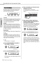 Preview for 26 page of Yamaha PSR-I300 Owner'S Manual