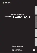 Предварительный просмотр 1 страницы Yamaha PSR-I400 Owner'S Manual